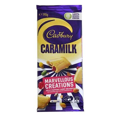 Cadbury Caramilk Marvellous Creations Jelly Popping Candy 190 g