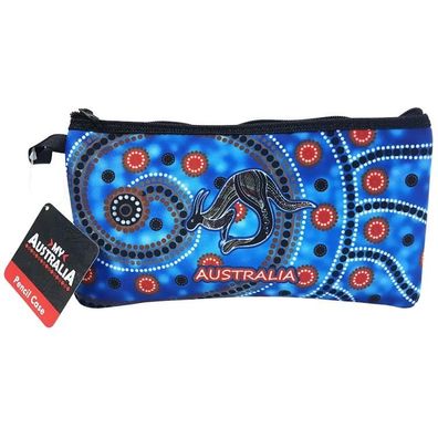 Federmappe Australien 'Aboriginal Dot Art' Neopren blau 1 St