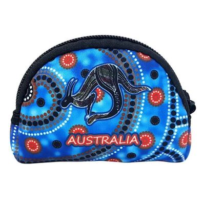 Geldbörse Australien 'Aboriginal Dot Art' Neopren blau 1 St