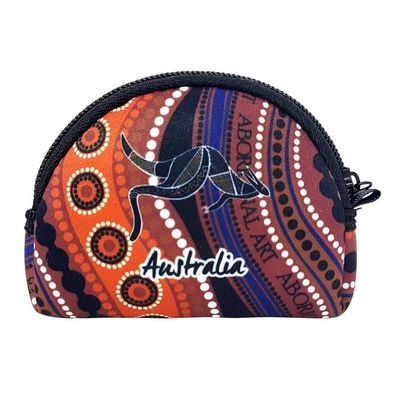 Geldbörse Australien 'Aboriginal Dot Art' Neopren braun 1 St