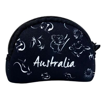 Geldbörse Australien 'Wildlife Australia' Neopren schwarz 1 St