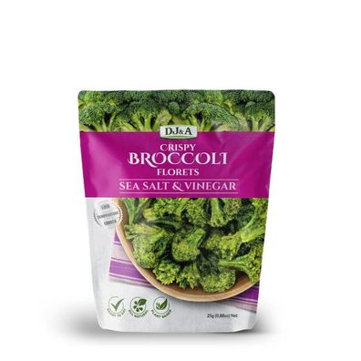 DJ&A Crispy Broccoli Florets Sea Salt & Vinegar 25 g