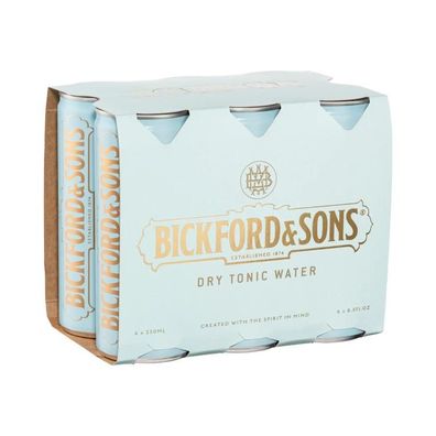 Bickford & Sons Dry Tonic Water Can 6x250 ml