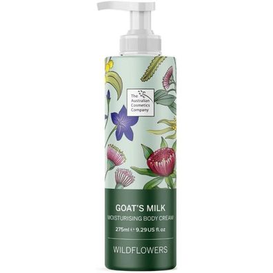 Goats Milk Moisturising Body Cream Wild Flowers 275 ml