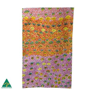 ALPeRSTeIN Tea Towel 'Daisy Moss' Geschirrtuch purpur-gelb 1 St