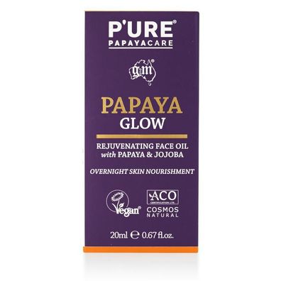 PURE Papayacare Papaya Glow Rejuvenating Face Oil 20 ml