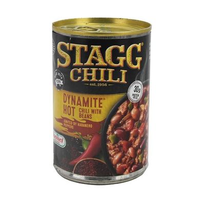 Stagg Chili Dynamite Hot Chili with Beans 425 g