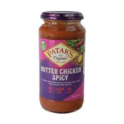 Patak's Butter Chicken Spicy Simmer Sauce 450 g