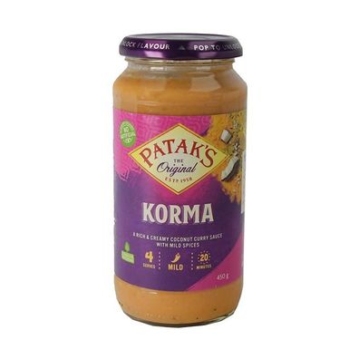 Patak's Korma Curry Simmer Sauce 450 g