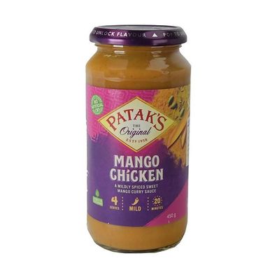 Patak's Mango Chicken Curry Simmer Sauce 450 g