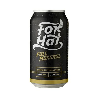 Fox Hat Full Mongrel Stout 10.0 % vol. 375 ml