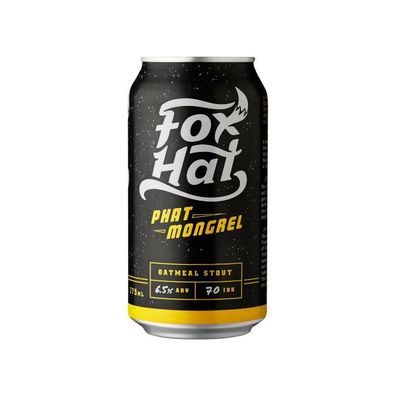 Fox Hat Phat Mongrel Stout 6.5 % vol. 375 ml