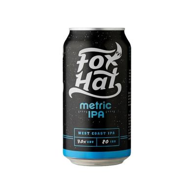 Fox Hat West Coast Metric IPA 7.0 % vol. 375 ml