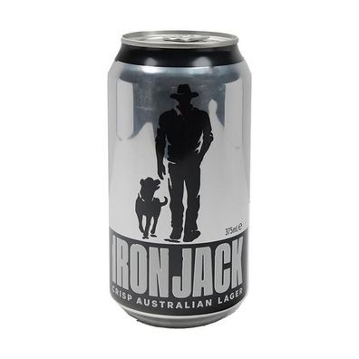 Iron Jack Crisp Australian Lager Can 3.3 % vol. 375 ml