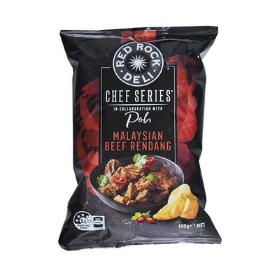 Red Rock Malaysian Beef Rendang Chips 150 g