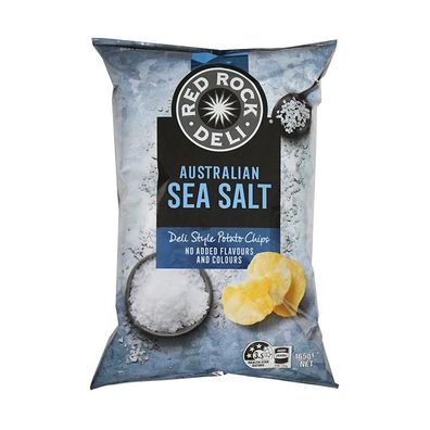 Red Rock Australian Sea Salt Chips 165 g