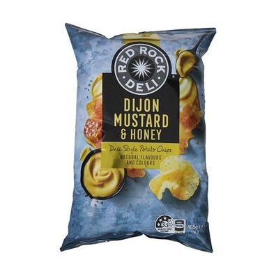 Red Rock Dijon Mustard & Honey Chips 165 g