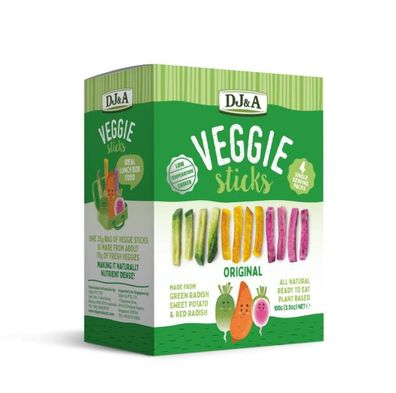 DJ&A Veggie Sticks Original 4x25 g