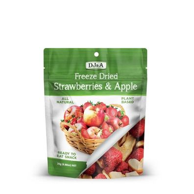 DJ&A Freeze Dried Strawberries & Apple 25 g