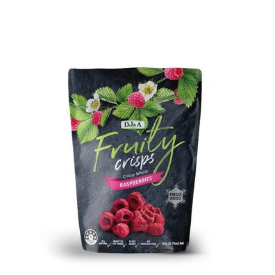 DJ&A Fruity Crisps Raspberries 20 g