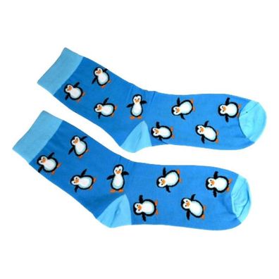 Socken mit Tiermuster 'Pinguin' Gr. 36-39, 1 Paar 1 St