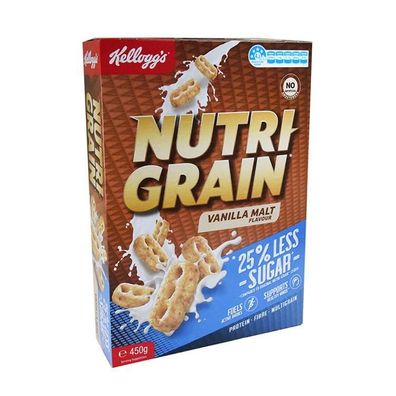 Kellogg's Nutri-Grain Protein Vanilla Malt [MHD: 29.09.2024] 450 g