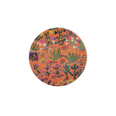 Koh Living Aboriginal Ceramic Coaster 'Bush Flowers Blooming' 1 St