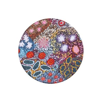 Koh Living Aboriginal Ceramic Coaster 'Grandmother's Country' 1 St