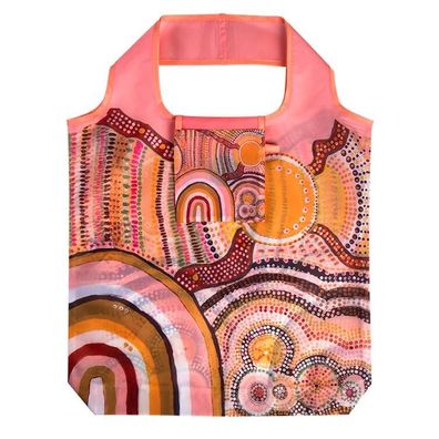 Koh Living Aboriginal Recycled Plastic Bottle Bag 'Journeys In The Sun' 45 cm 1 St