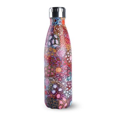 Koh Living Aboriginal Stainless Steel Water Bottle 'Grandmother's Country' 1 St