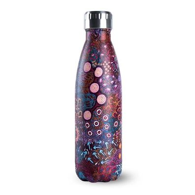 Koh Living Aboriginal Stainless Steel Water Bottle 'Women's Dreaming' 1 St