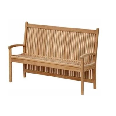 Gartenbank Pescara Teak Massivholz - Breite: 120 cm