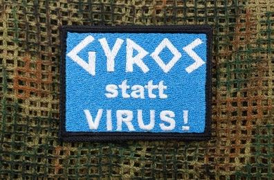 Patch: "Gyros statt Virus" (3 Varianten)