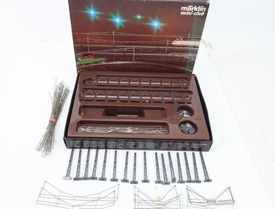 Märklin Z 8198 O/S+E Oberleitungsset Masten Fahrdrähte Zubehör 1:220