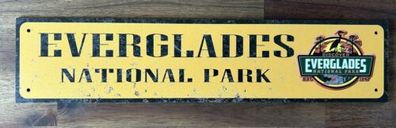 US Strassenschild Everglades National Park 45x10 cm Discover Everglades Florida