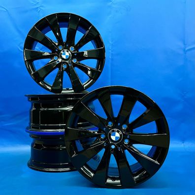 17 Zoll BMW 3er F30 F31 4er F32 F33 F36 Alufelgen V-Speiche 413 Schwarz 6796240