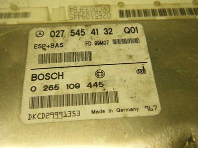 Steuergerät ESP+BAS Mercedes-Benz A-Klasse W168 140/160/170/190/210 (T 1999