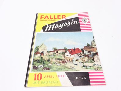 Faller Modellbau Magazin 10 April 1959