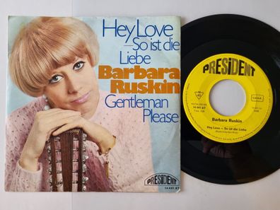 Barbara Ruskin - Hey Love - So ist die Liebe 7'' Vinyl Germany