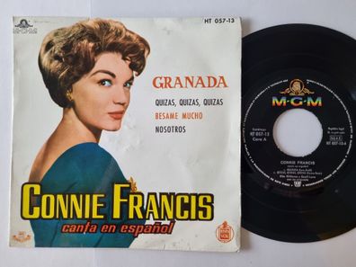 Connie Francis - Granada/ Quizas quizas quizas/ Besame mucho 7'' Vinyl EP Spain