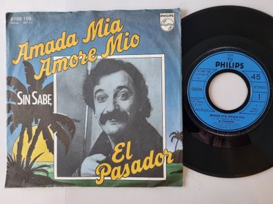 El Pasador - Amada Mia, Amore Mio 7'' Vinyl Germany