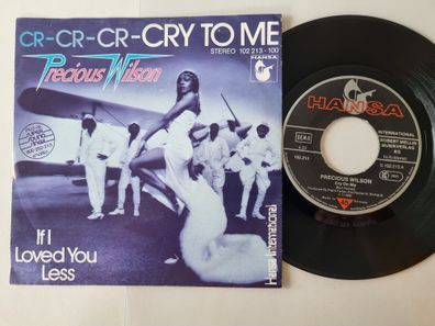 Precious Wilson - Cry to me 7'' Vinyl Germany