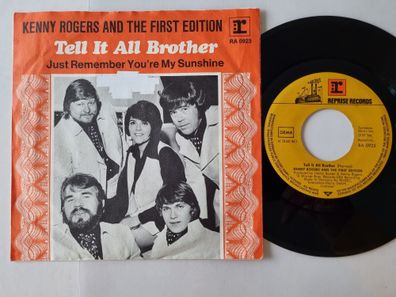 Kenny Rogers & The First Edition - Tell it all brother 7'' Vinyl Single Germany