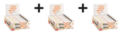 3 x Powerbar Protein Soft Layer Bar (12x40g) White Chocolate Strawberry