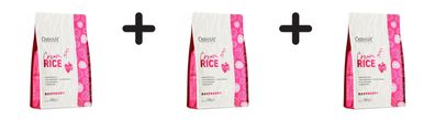 3 x OstroVit Cream of Rice - flavoured (1000g) Raspberry