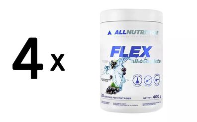 4 x Flex All Complete, Blackcurrant - 400g