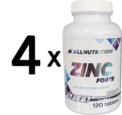 4 x Zinc Forte - 120 tabs