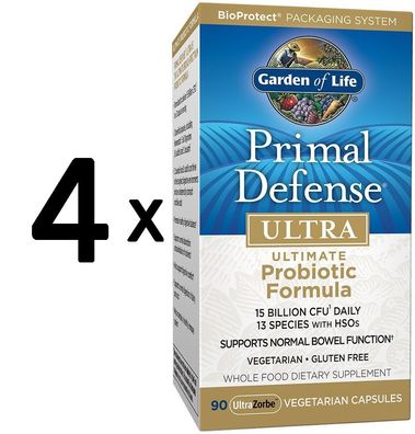 4 x Primal Defense Ultra - 90 vcaps