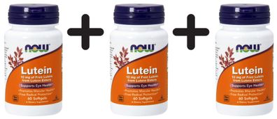 3 x Lutein, 10mg - 60 softgels