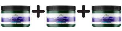 3 x Magnesium Citrate Powder, 100% Pure - 227g